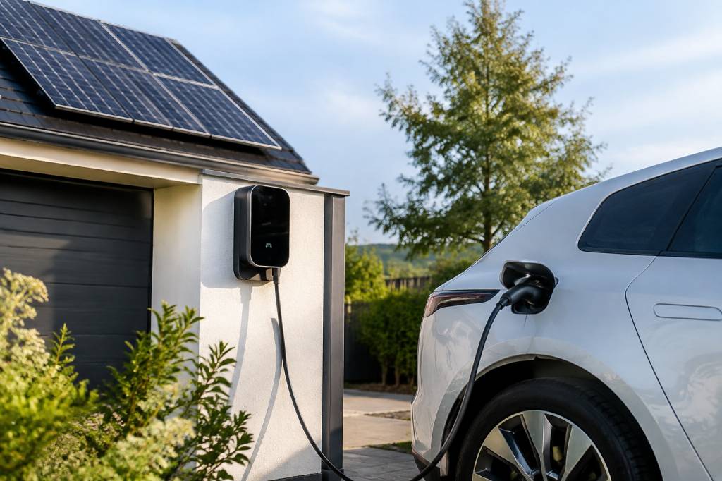 Panneau solaire et borne de recharge : le duo gagnant pour recharger sa voiture à domicile